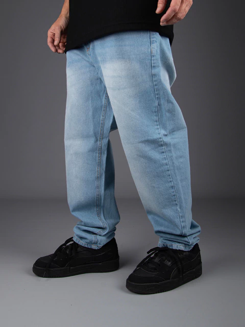 Mom Denim Echo Celeste - comprar online