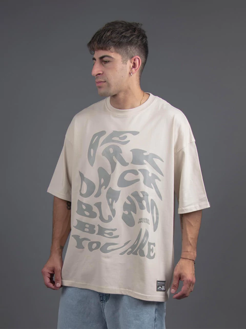 Remera Wavy Beige - comprar online