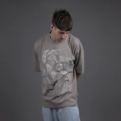 Remera Wavy Gris - comprar online