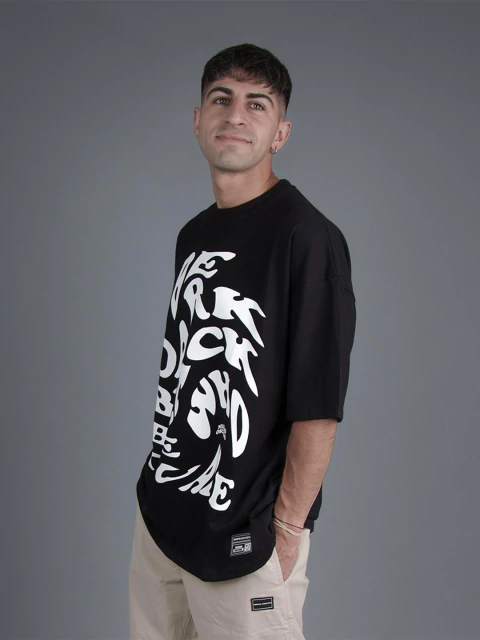 Remera Wavy Negra - comprar online