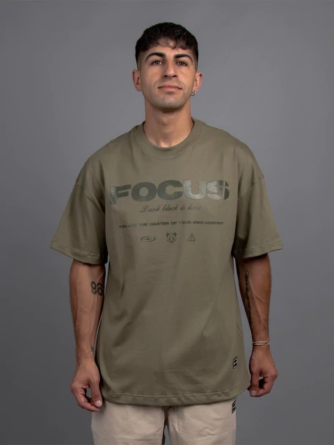 Remera Focus Verde - comprar online