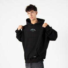 Canguro Oversize Simbiosis - Negro Oscuro 