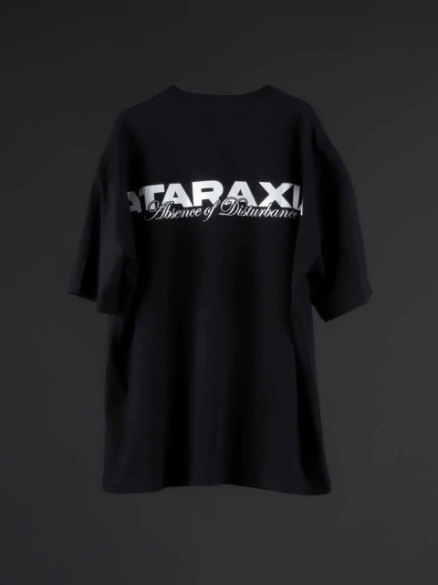 Remera Oversize Ataraxia Negro - comprar online