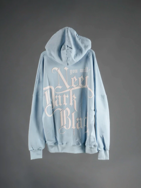 Canguro Oversize Facts Celeste - comprar online