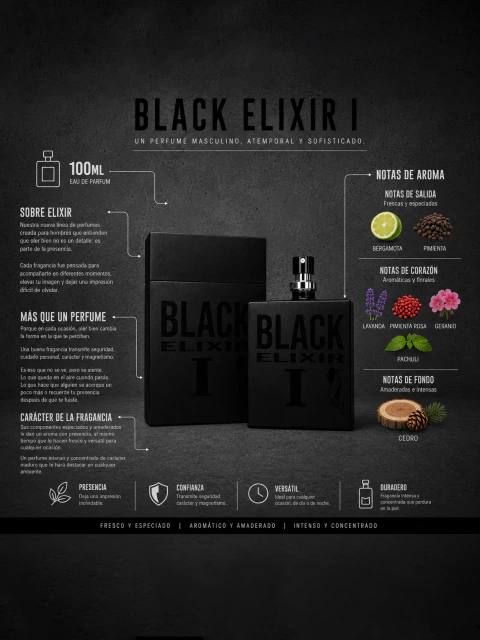 Perfume Black Elixir I - comprar online