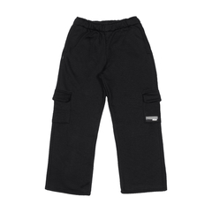 Cargo Sweat Pants Black
