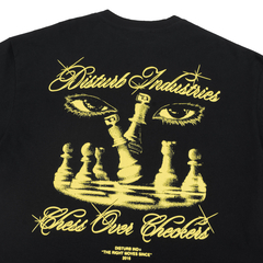 Chess Over Checkers T-Shirt In Black - Hardflip Skate Shop