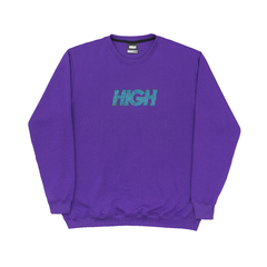 Crewneck Olograph Logo Purple