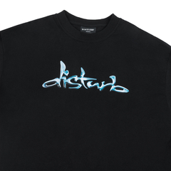 Liquid Chrome T-Shirt In Black na internet