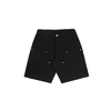 Rivet Twill Shorts In Black - comprar online