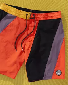 Boardshort Volcom Assymilation Liberator Bright Red - Hardflip Skate Shop