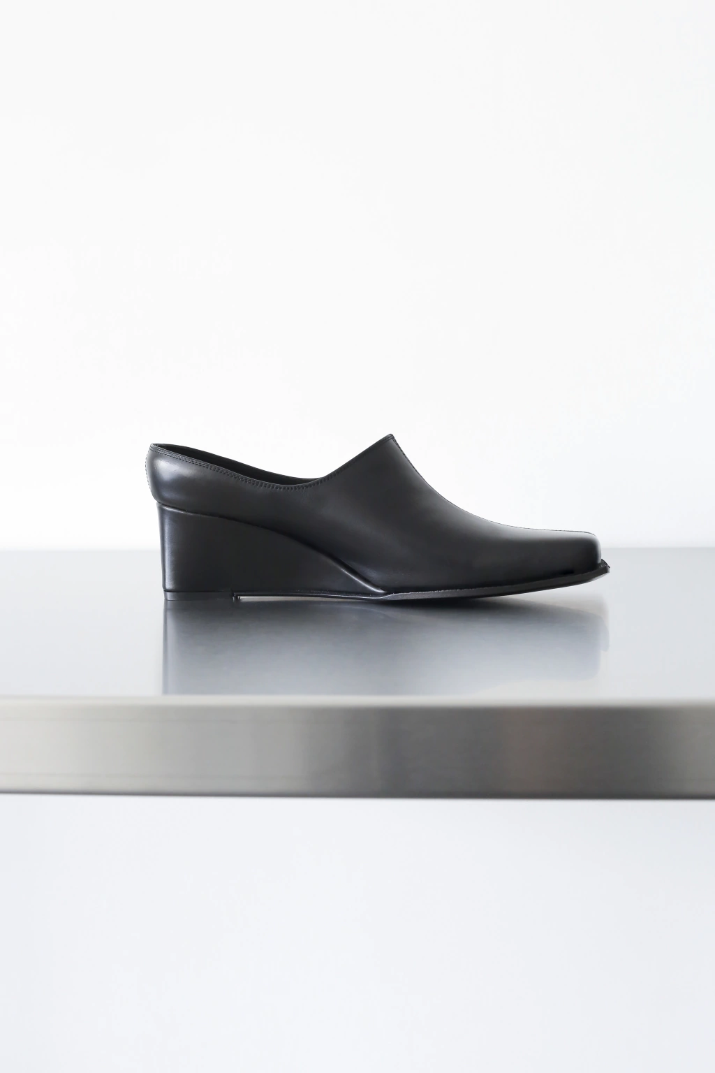 Zueco Cuadrado Chino - Negro