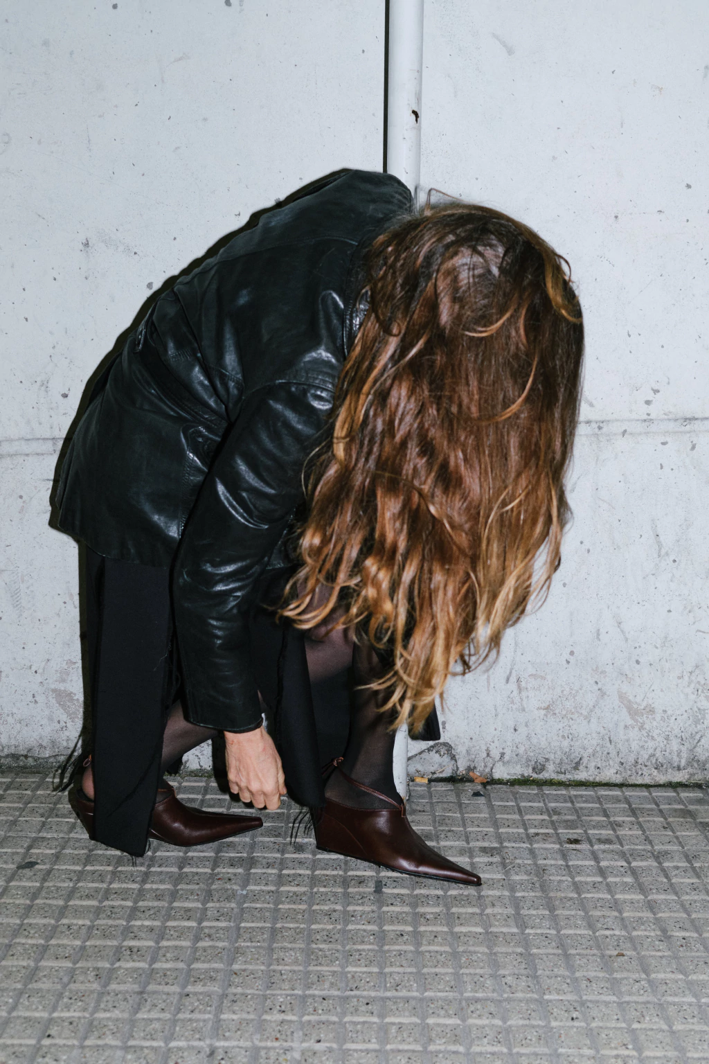 Zueco Punta Chino - Marrón