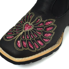 Botina Feminina Bordado Laser