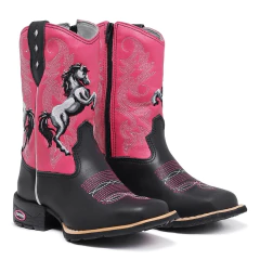 Bota Texana Infantil Cavalo Rosa na internet