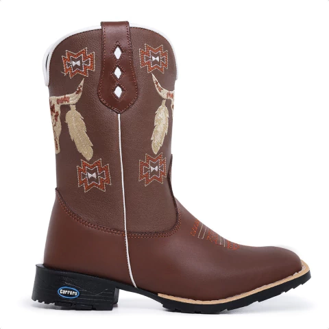 Bota Texana Infantil Boi Bege - comprar online