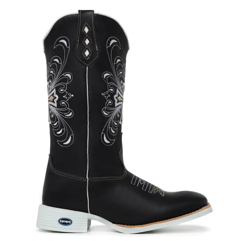 Bota Feminina Texana Cruz Sola Branca - comprar online