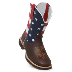 Bota Texana Masculina Estrela USA Couro Jump - loja online