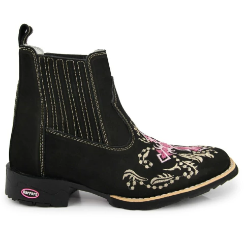 Bota Botina Feminina Cruz Rosa - comprar online