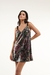 VESTIDO MINI PAETÊ FLORAL