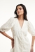 VESTIDO LAISE COM MANGA OFF WHITE - LUÉHB