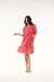 VESTIDO LAISE COM MANGA ROSA