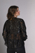 Bata Devorê Floral Preto Lurex - comprar online