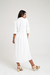 Vestido Midi Off-white Dots - comprar online