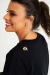 T-Shirt Morcego Preta Bordada - comprar online
