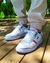 Tênis Masculino Lcoste T-Clip - Branco, Vermelho e Azul - NF Shoes