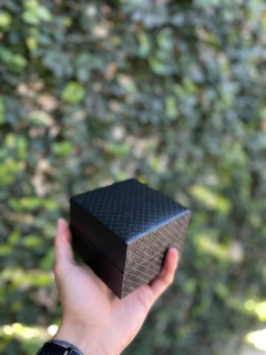 CAJA CUADRADA NEGRA - comprar online