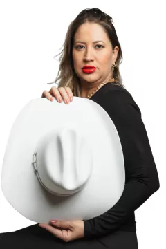 Chapéu Aveludado Country Branco Mizu - comprar online