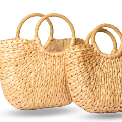 Conjunto Bolsa Oval Entrelaçado Mãe e Filha na internet