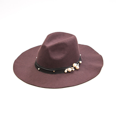 Chapéu Fedora Pérola Penélope - Mizu Sol e Chuva