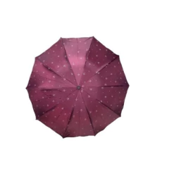 Imagem do Sombrinha Proteção Solar Preta Estampa Âncora 10 Varetas