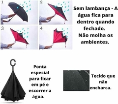 Sombrinha Invertida Lisa - loja online