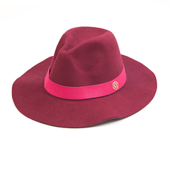 Chapéu Fedora Faixa Rosa - loja online