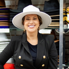 Fedora Branco Clássico