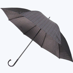 Guarda-Chuva Portaria Xadrez Cabo Curvo