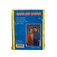 Capa de Chuva Poncho - Mizu Sol e Chuva