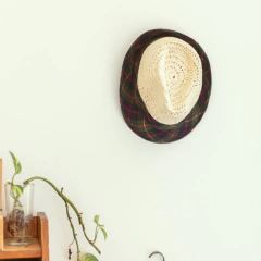 Imagem do Chapéu Brother Aba Xadrez