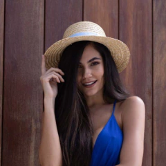 Chapéu Palha Dourada - Mizu Sol e Chuva