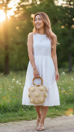 Bolsa de Praia Copo Bordada l Luxo - Mizu Sol e Chuva