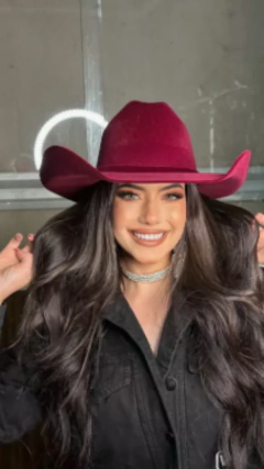 Chapéu Aveludado Country Bordo Mizu - comprar online