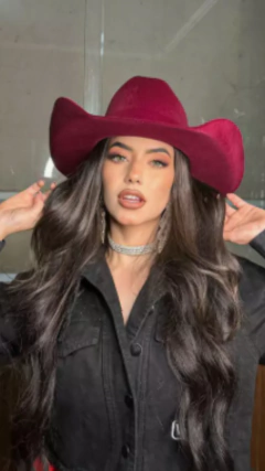 Chapéu Aveludado Country Bordo Mizu na internet