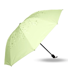 Sombrinha Proteção Solar Preta Estampa Com Adereço 10 Varetas - comprar online