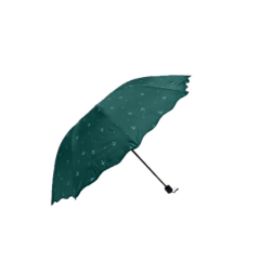 Sombrinha Proteção Solar Preta Estampa Âncora 10 Varetas - Mizu Sol e Chuva