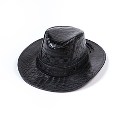 Chapéu Cowboy de Couro Liso