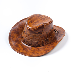 Chapéu Cowboy de Couro Liso - loja online