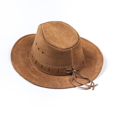 Chapéu Cowboy Couro Camurçado - comprar online